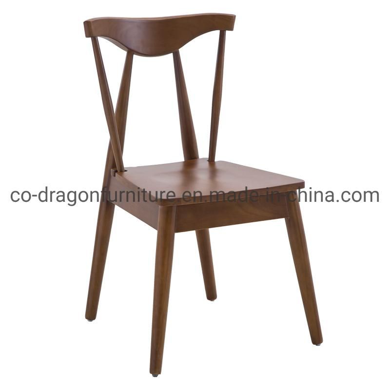 Unique Design Wood Furniture High Back Dining Chair Sets