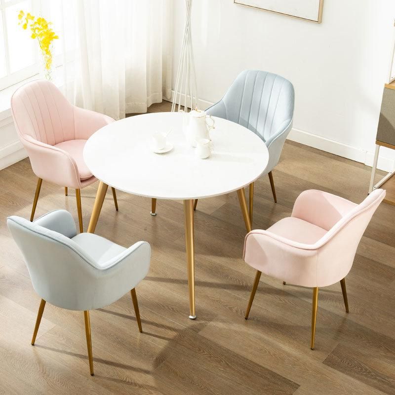 Low Price Modern Style Simple Hiagh Back Colorful Dining Chair