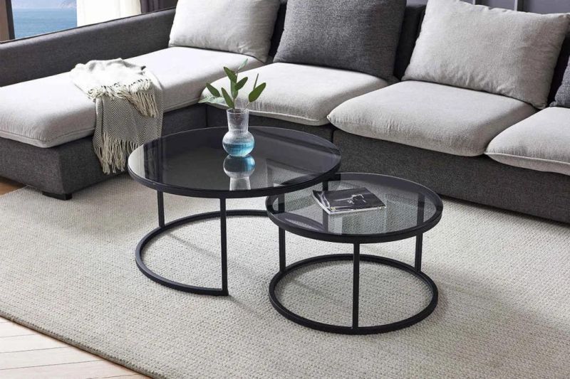 Armani Grey Sintered Stone Coffee Table