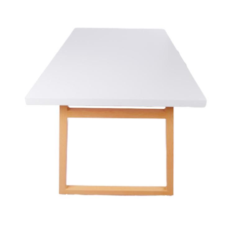 Factory Wholesale Modern Home Furniture MDF Top Dining Table