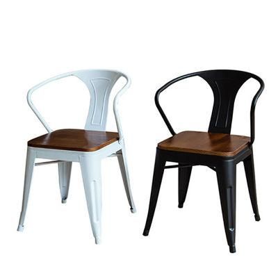 Set 4 Classic Iron Metal Dining Chair Indoor-Outdoor Use Chic Dining Bistro Cafe Side Barstool Bar Chair Coffee Chair