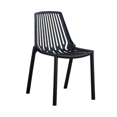 Cheap Wholesale Stackable Outdoor Garden Leisure Plastic Armless Dining Chair