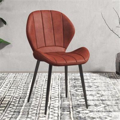 Factory Design Modern Restaurant Furniture Cheap Black Metal Stainless Steel Legs Velvet Dining Chair for Hotel