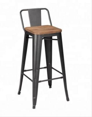 Wholesale Modern Industrial Stackable Vintage Dining Restaurant Iron Metal Chair