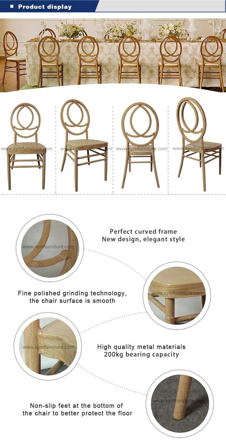 Hotel Chair Specific Use Imitate Wood Stacking Party Phoenix Chair