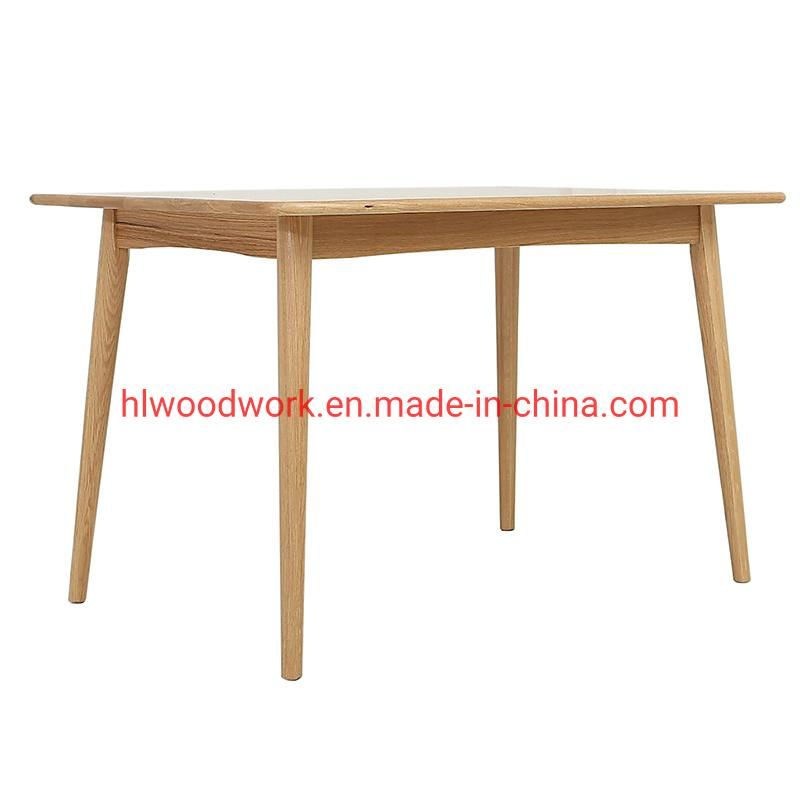 Large Rectangular Oak Wood Dining Table Dining Room Furniture/Home Furniture/Chair and Table Set/Table Furniture/Table for Studying Round Legs Dining Table