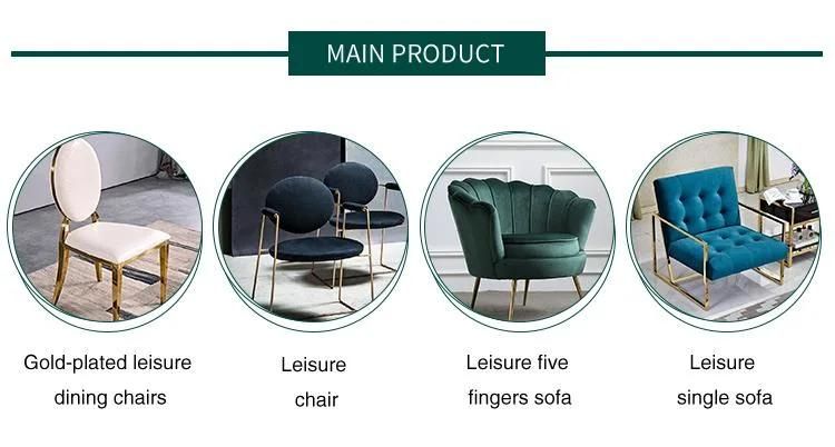 Design Room Furniture Nordic Velvet Modern Luxury Dining Chairs