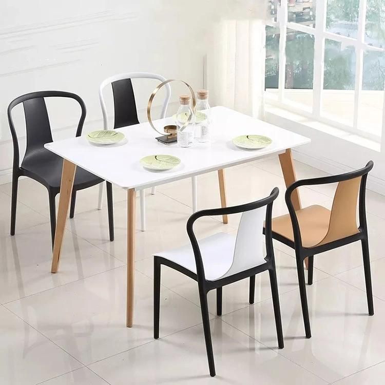 Rectangular Kitchen Tablechaise Cuisine Dining Table and Chairs Room Set Wood Tulip Famous Design Epoxy Dining Table