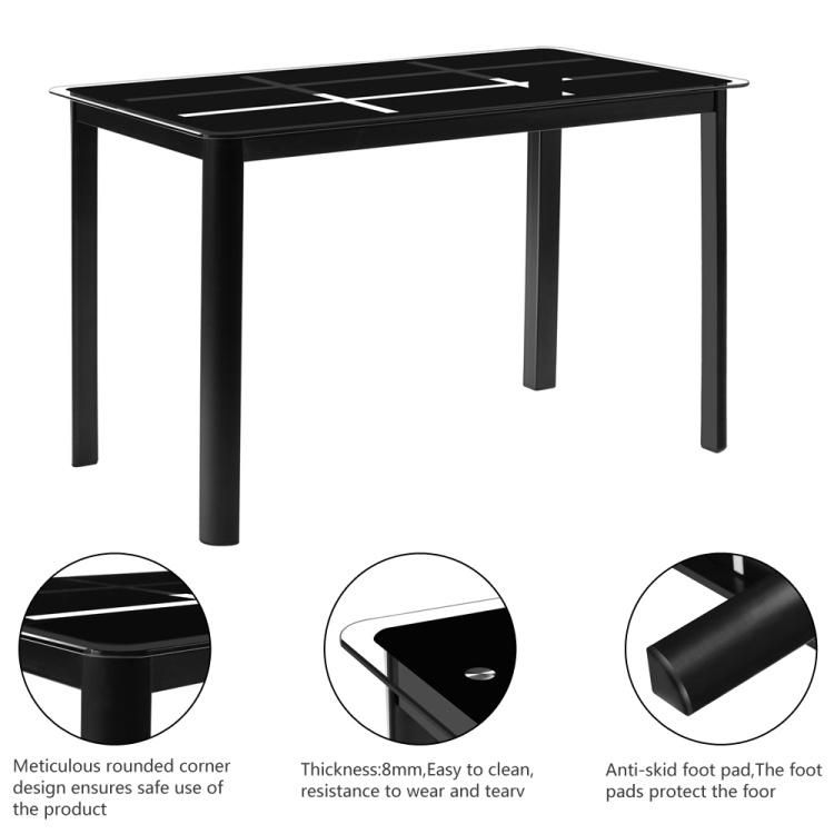 Dining Furniture Tempered Glass Dining Table with High Quality