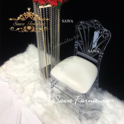 Wedding Furniture Wholesale Stacking White Chiavari Resin Chair for Wedding