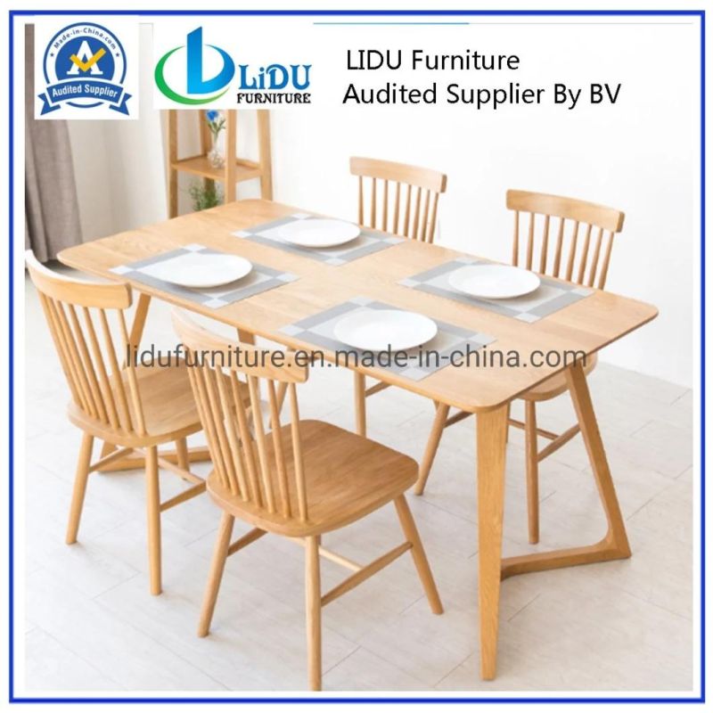 Modern Dining Table Sets 4 Chairs Dining Table and Dining Chair Set Solid Wood Dining Table