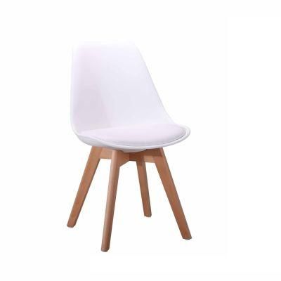 Wooden Legs Plastic Furniture Upholstered Silla Tulip Dining Chair