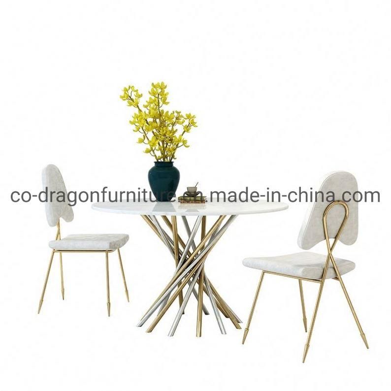 2021 New Design Marble Round Dining Table for Dining Furniture