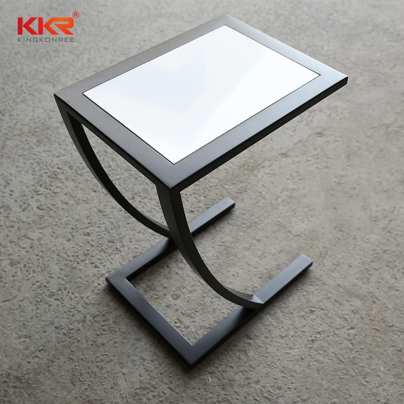 Bedroom Furniture Coffee End Table Solid Surface Stone Side Table