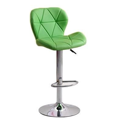 Holesale Bar Furniture Swivel Leather Stool with Foot Rest Silla De Bar