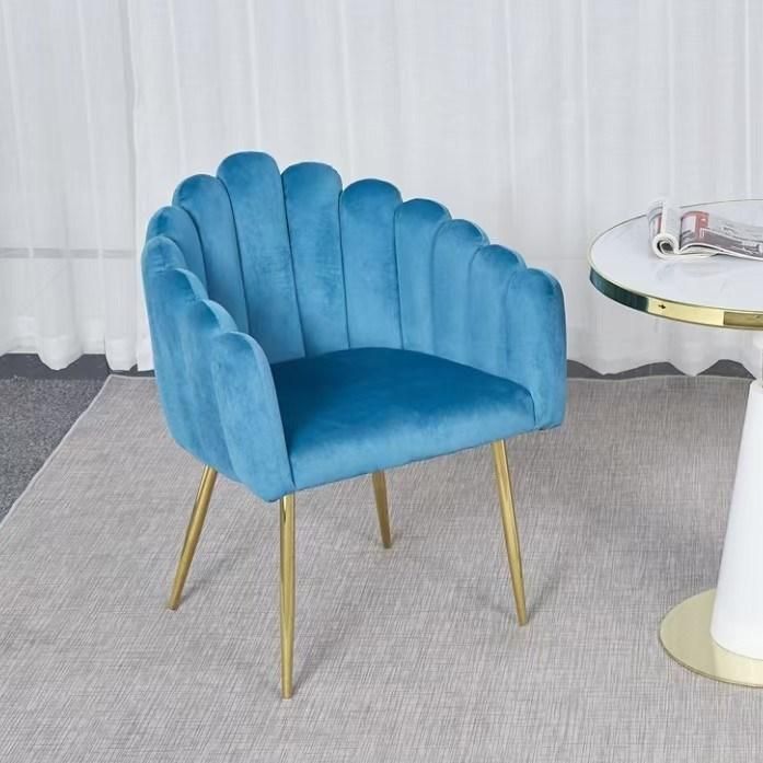 Modern Fabric Velvet Indoor Restaurant Home Hotel Chair