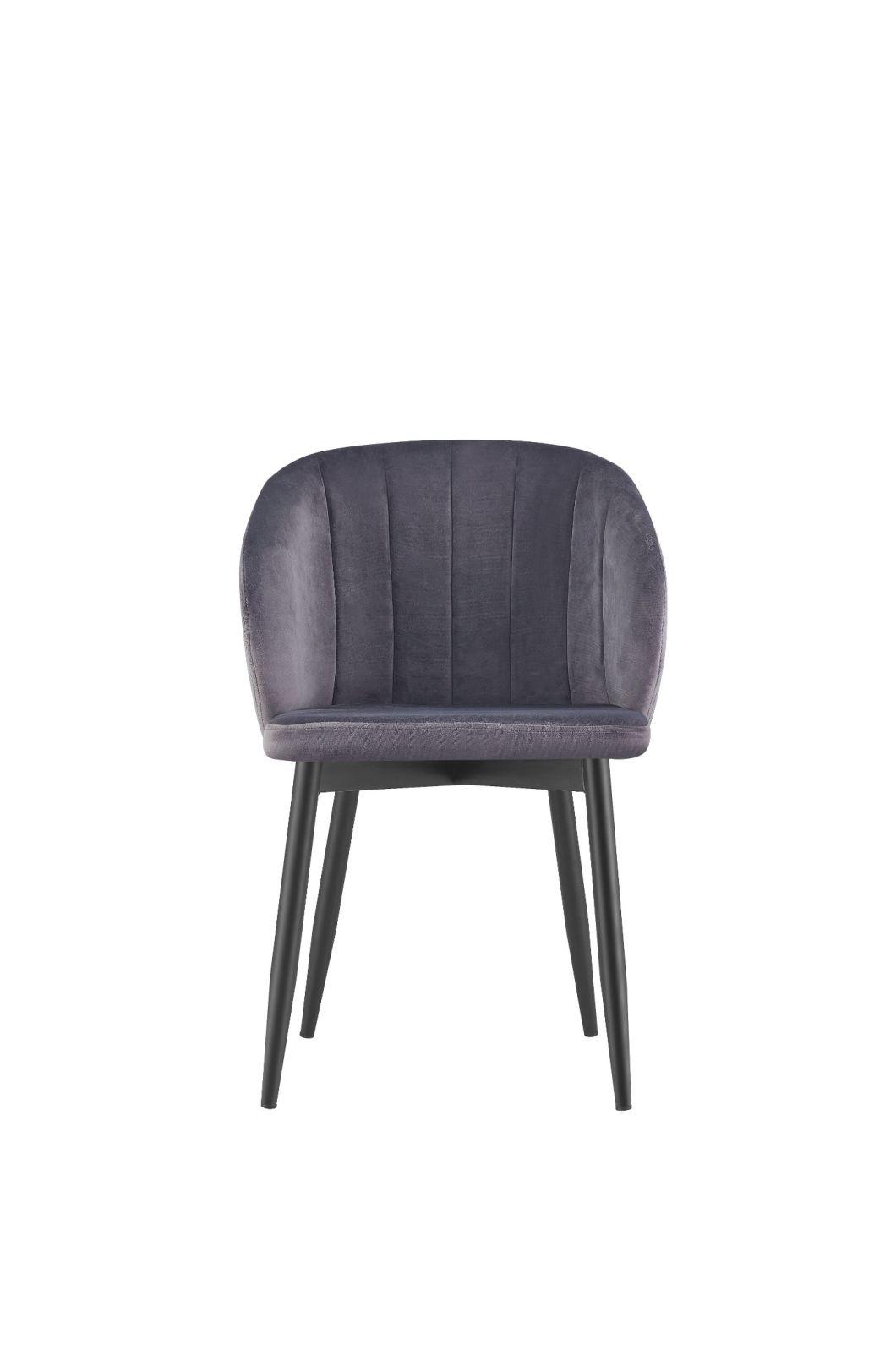 Wholesale High Quality Velvet Fabric Wooden Home Goods Dining Chair