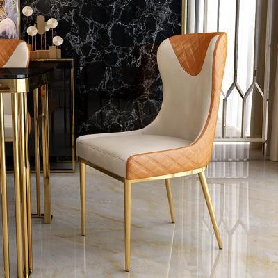 High Quality PU Leather Dining Chair Lounge Wedding Event Chairs