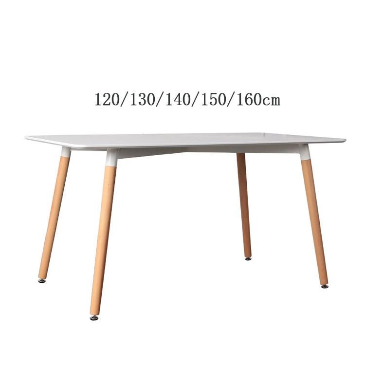 Nordic Dining Room Tables Rectangular 120*80*75cm Table MDF