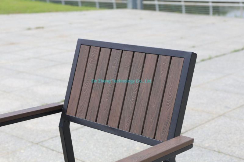 Garden Plastic Wood Folding Dining Sets Table and Chairs Balcony Chairs