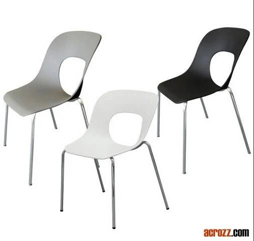 Modern Design Restaurant Chrome Hole 4 Chair