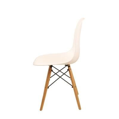 Wholesale PP Leisure Beech Wood Leg Furniture Outdoor Italian Modern Cheap Dining Chairs