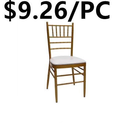 Factory Price Durable Household Patio Wedding Hall Relaxing Chiavari Chair