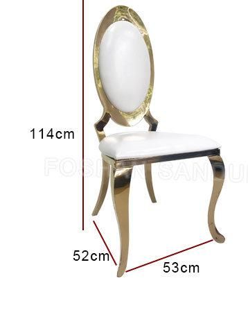 Hot Selling Event Wedding Furniture Stainless Steel Chair