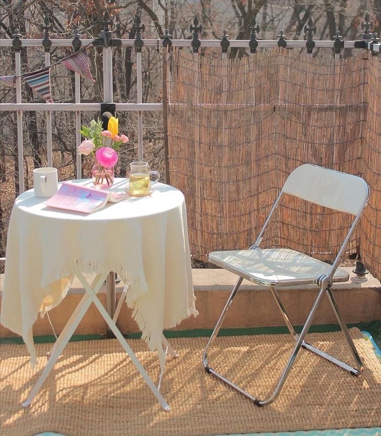 Modern Design Folding Wedding Clear Outdoor Chair