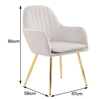 Banquet Restaurant Furniture Wholesale Modern Velvet Fabric Upholstered Hotel Dining Chair