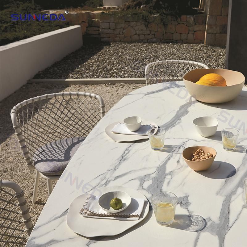 Modern Hot-Selling Sintered Dining Table Outdoor Garden Furniture