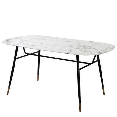 Hot Sales Metal Marble Restaurant Dining Table