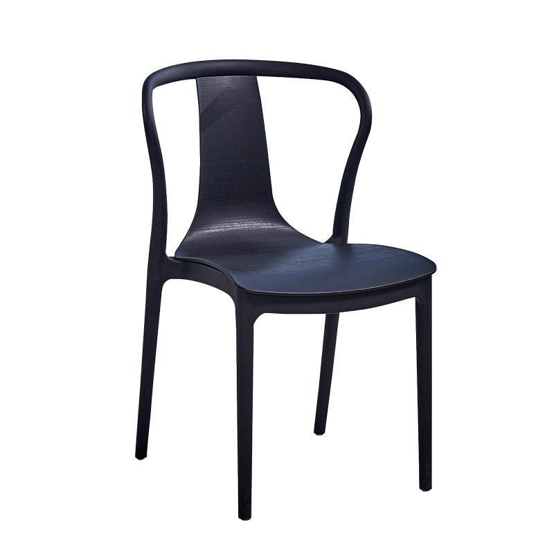 Modern Style Restaurant Cafe Garden Furniture Stackable Dining Plastic Chair