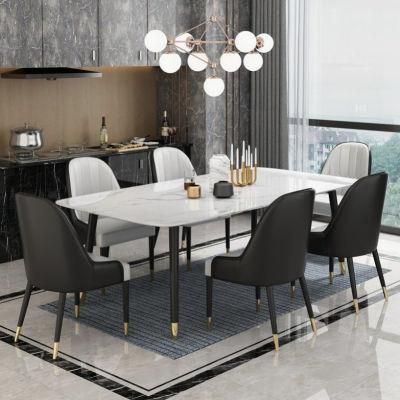 Wholesale Reasonable Price Marble Top Modern Dining Table