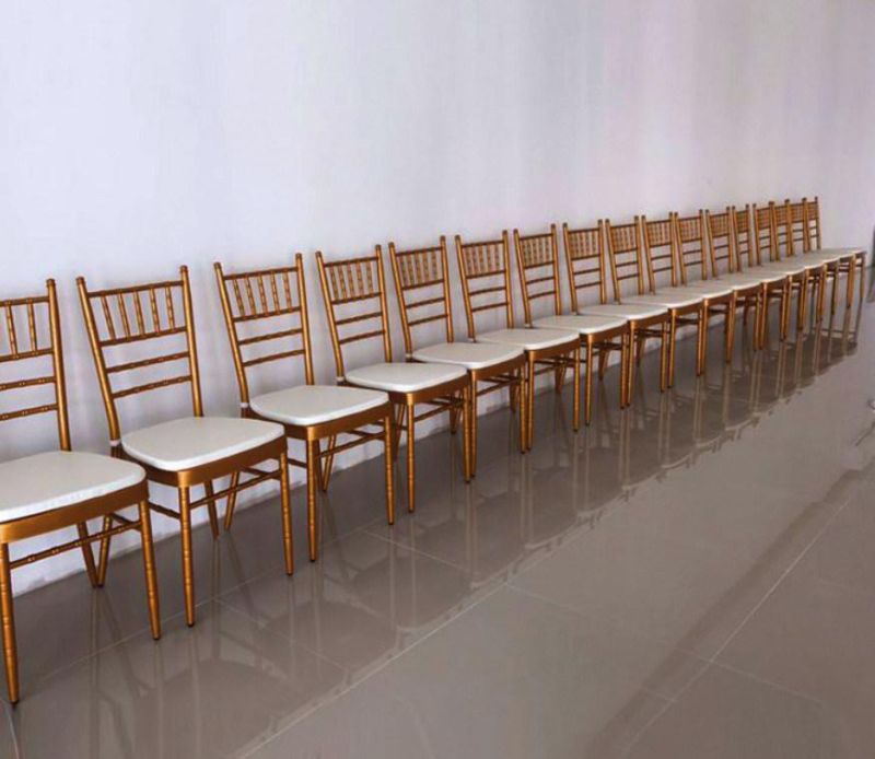 High Quality Event Hotel Furniture Metal Banquet Dining Chiavari Chair