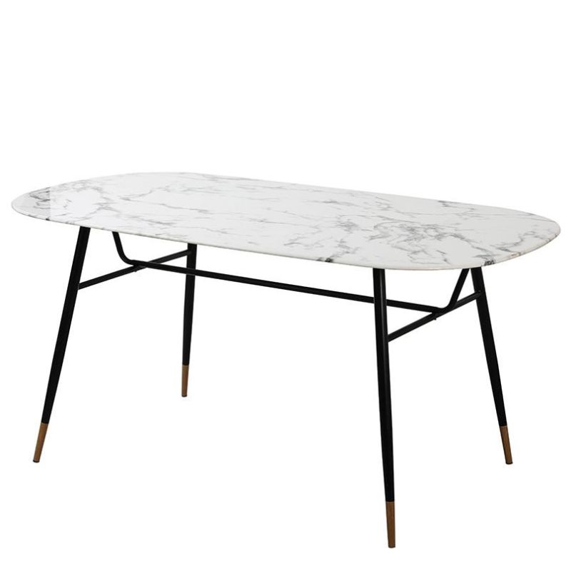 Hot Sales Metal Marble Restaurant Dining Table