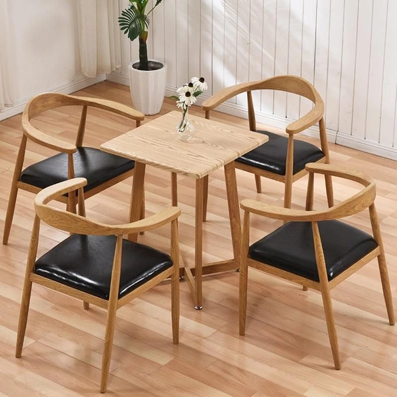 Upholstered Modern Chinese Style Restaurant Chairs Furniture Chair for Dining