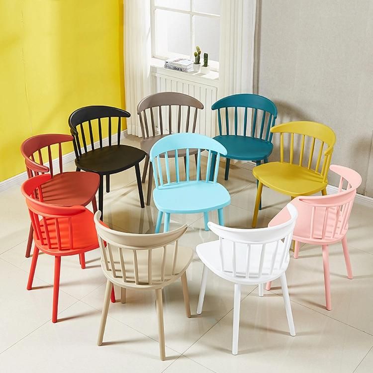 Commercial Furniture General Use Stackable Plastic Dining Emas Chairs