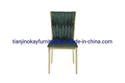 Okay Dining Chair Wholesale Gold Luxury Nordic Cheap Indoor Home Furniture Room Restaurant Dinning Leather Velvet Modern Dining Chair