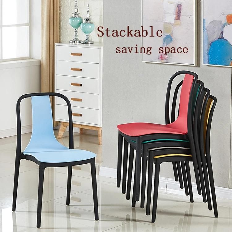 Factory Direct Sale Plastic Chair for Event Party Light Luxury Italian Home Computer Stool Kitchen Rice Table and Chair