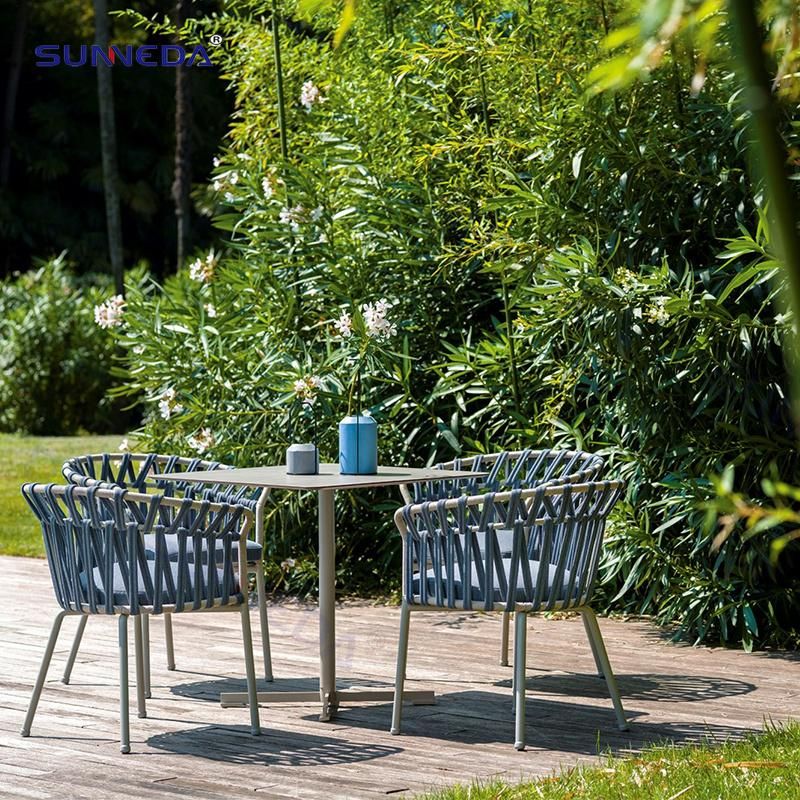 Luxury Poolside Leisure Outdoor Dining Table Garden Furniture