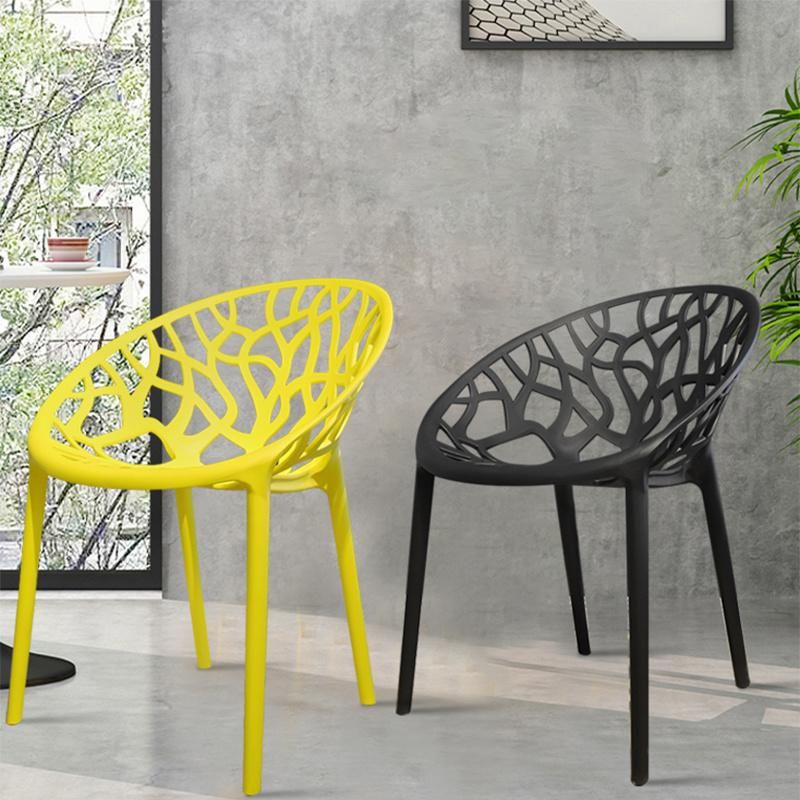 Nordic Modern Luxury Outdoor Dining Room Restaurant Furniture Plastic Dining Chair for Dining Room Restaurant