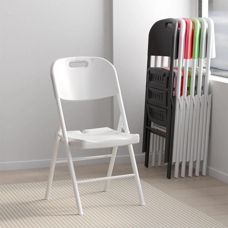 Newest Indoor Outdoor Conference Plastic Metal Aluminum Lightweight Folding Chair