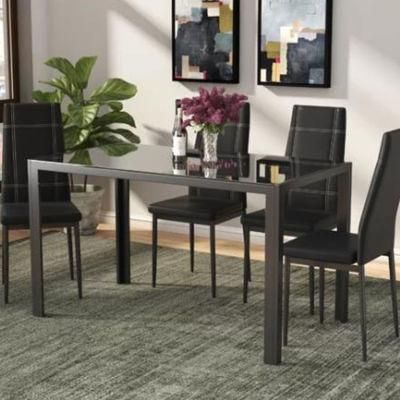 Modern Home Dining Restaurant Furniture Metal Leisure Living Room Chair and Table