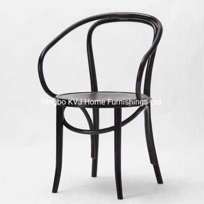 Kvj-7037A One Piece Bentwood Thonet Beech Wood Relaxing Armchair