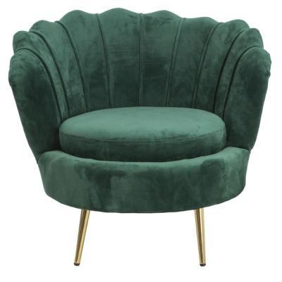 Nordic Dining Chair Gold Metal Leg Velvet Arm Chairs Tufted Pink Velvet Chair for Dining Room