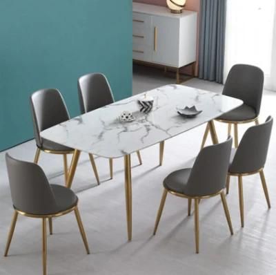 2021 Best-Selling Modern Marble Dining Table Dining Room Furniture