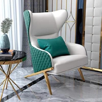 Restaurant Furniture Hot Sale Light Green Velvet Dining Chairs