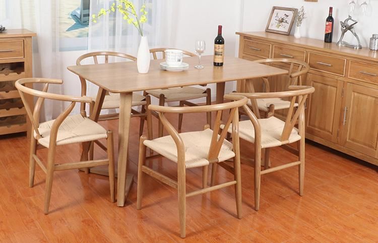 China Factory Wholesale Furniture Hans Wegner Wishbone Solid Wood Y Chair Dining Chair