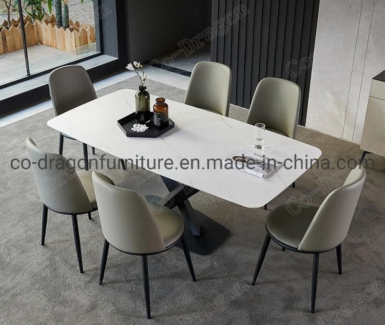 Wholesale Market Dining Table 8 Seater Luxury with Marble Top